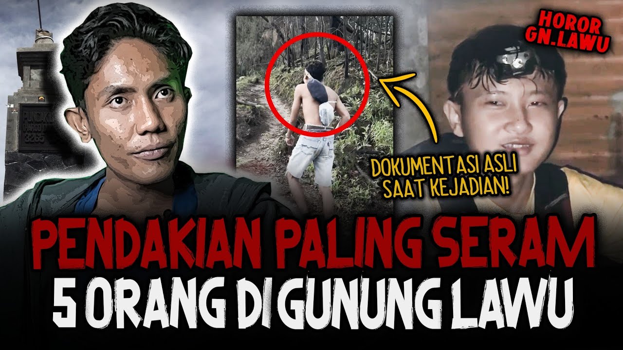 Gn. LAWU MENCEKAM! 5 ORANG INI JADI KORBAN HORORNYA GUNUNG LAWU, PANIK TAKUT JADI SATU