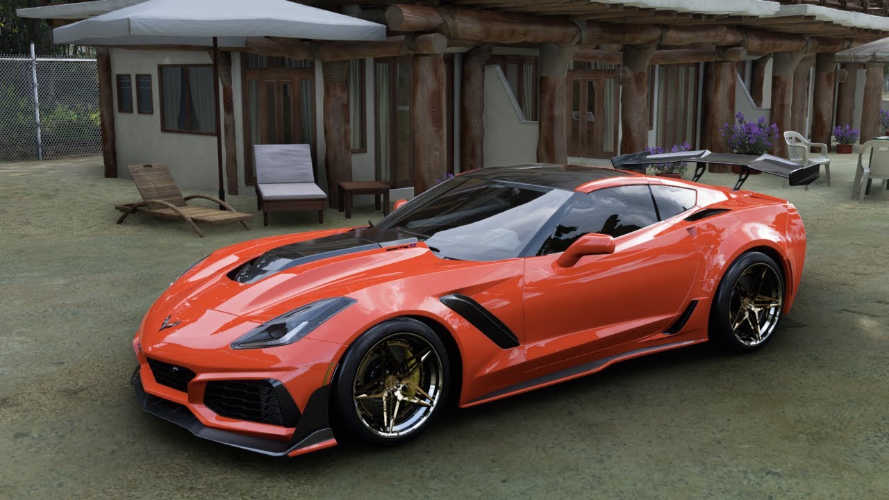 Forza Horizon 5 CHEVROLET CORVETTE ZR1 2019 | Keyboard gameplay .