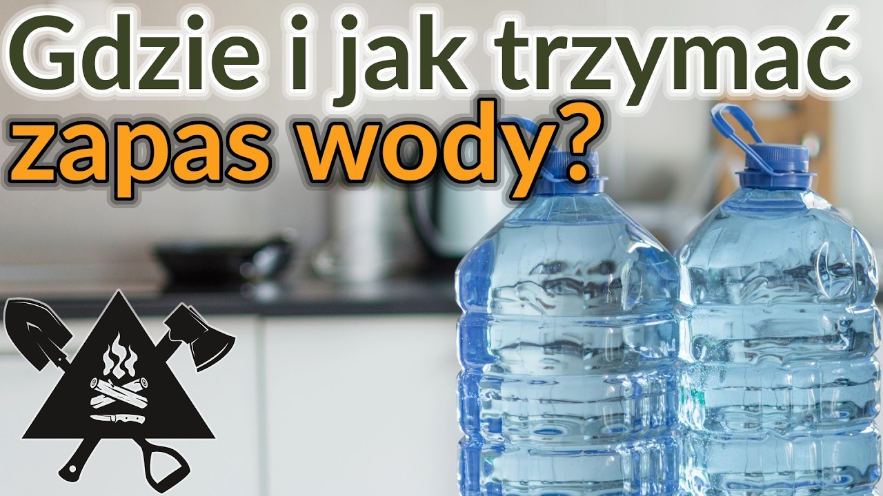 Jak PRAWIDŁOWO przechować wodę na wypadek kryzysu?