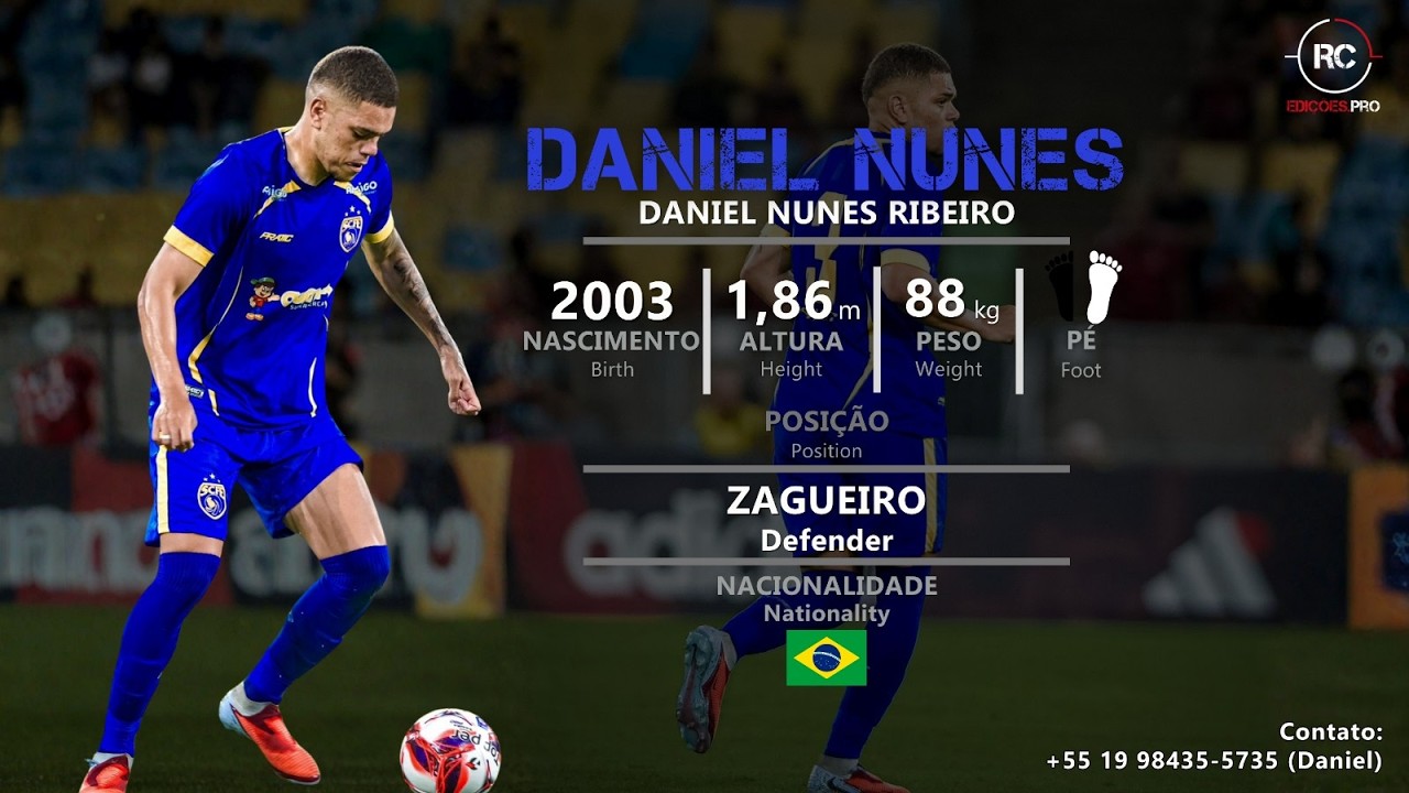 Daniel Nunes - Zagueiro (Defender) - 2026