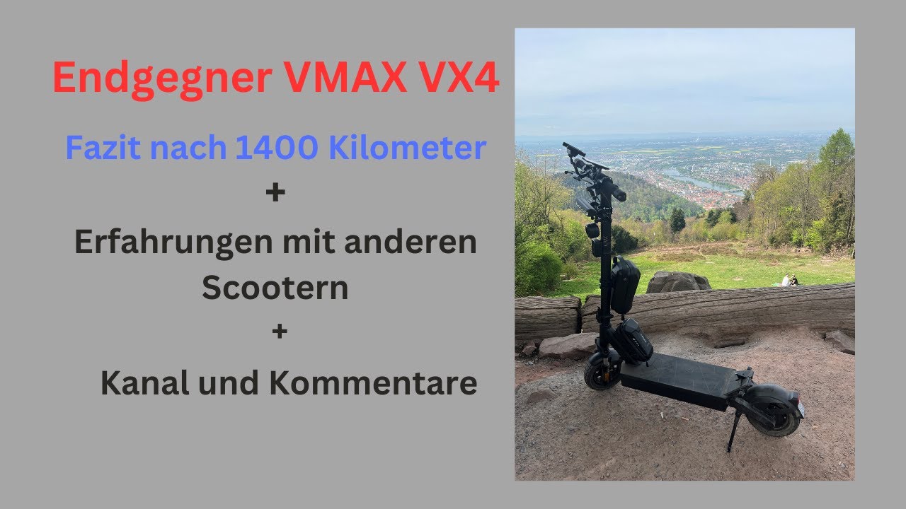 VMAX VX4 - Fazit nach 1400 Kilometer + andere Themen