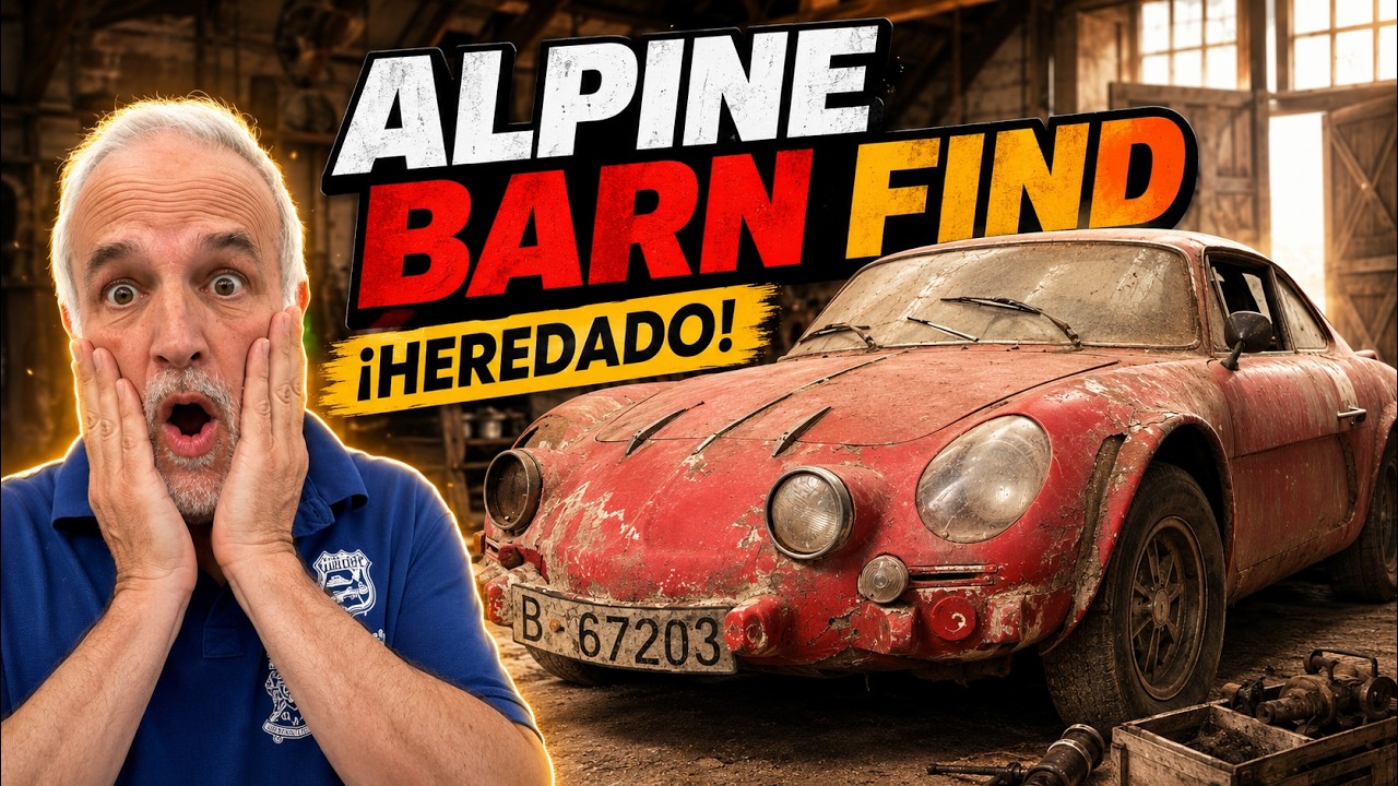 Increíble Barn Find: Chico Joven hereda un Renault Alpine y mucho más