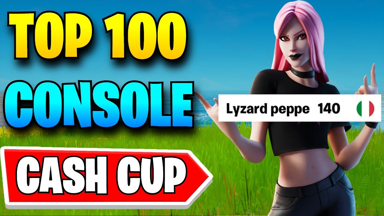 LUI ha fatto TOP da CONSOLE nella CASH CUP su Fortnite! Come??