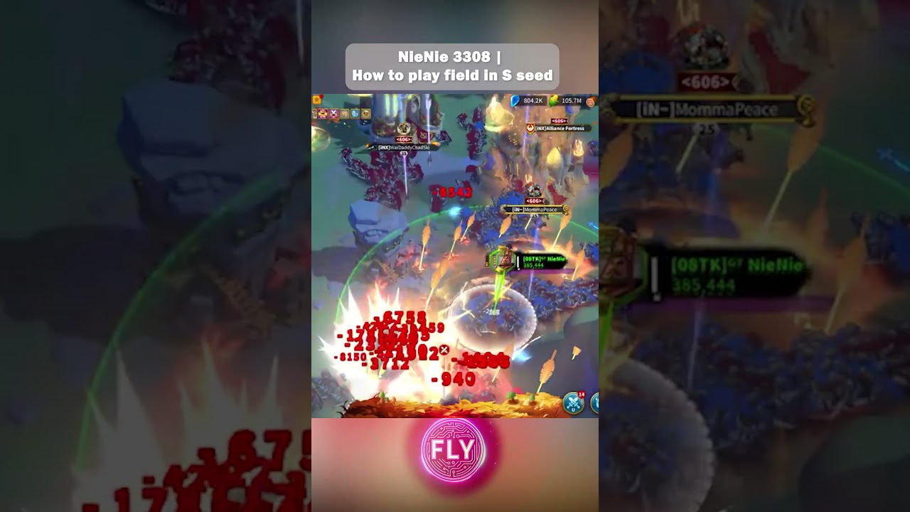 Rise of Kingdoms || NieNie 3308 | How to play field in S seed