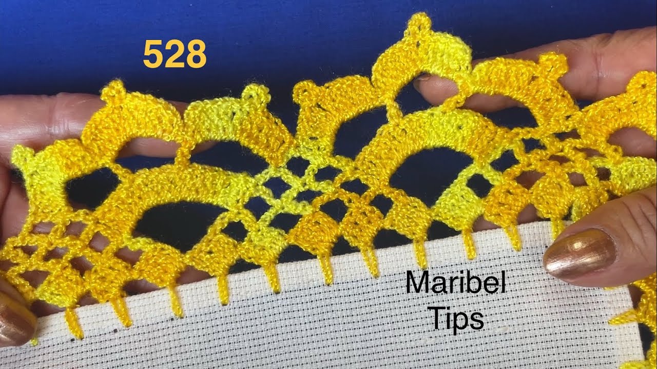 Perfecta para orillas de manteles puntilla 528