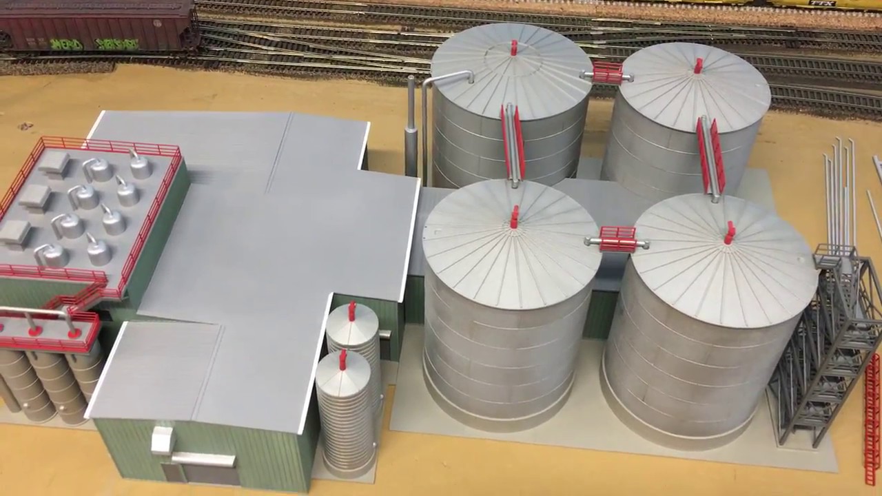 Walthers HO Scale Ethanol Plant update (2 Jan 2017)