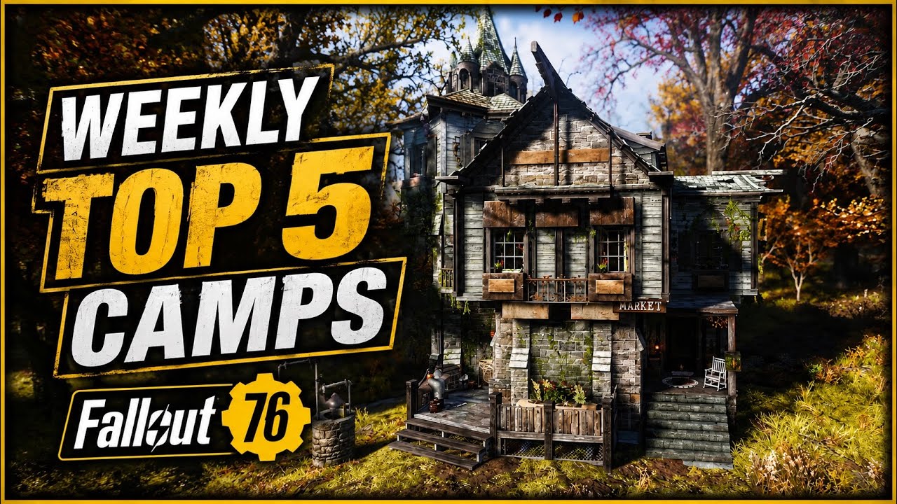 Fallout 76 Weekly TOP 5 CAMPS! 