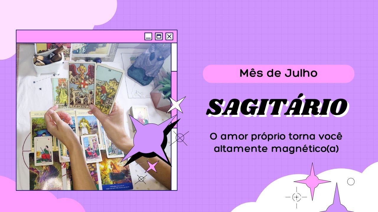 Sagitário♐O passado retorna te ofertando tudo aquilo que foi negado