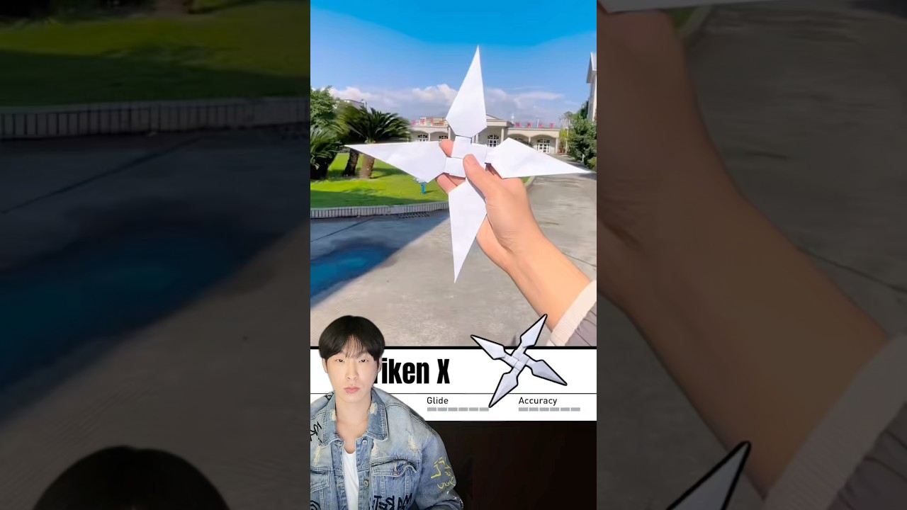 naruto kunai shuriken paper tutorial #diy #viral #shortsfeed