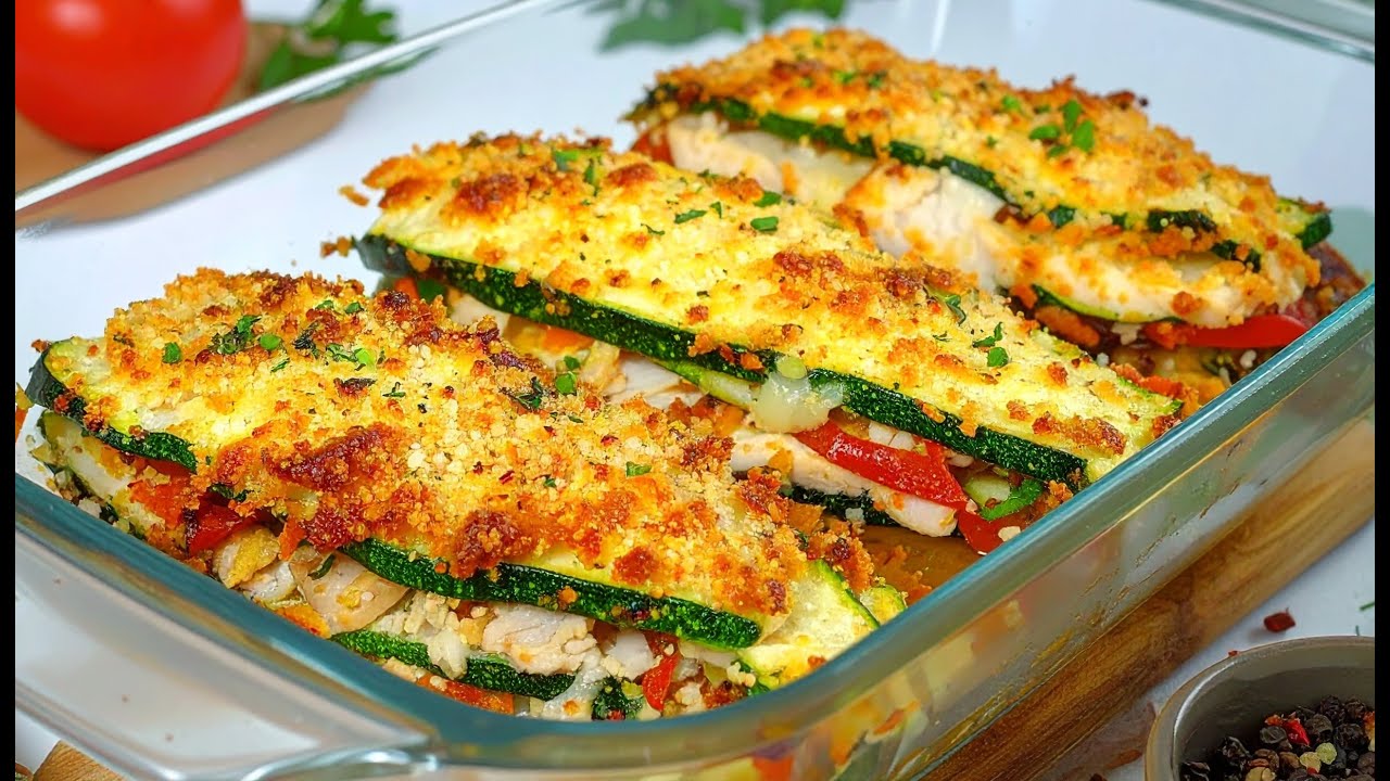 Dieses Hähnchen-Zucchini-Rezept wird alle begeistern – niemand wird widerstehen können!
