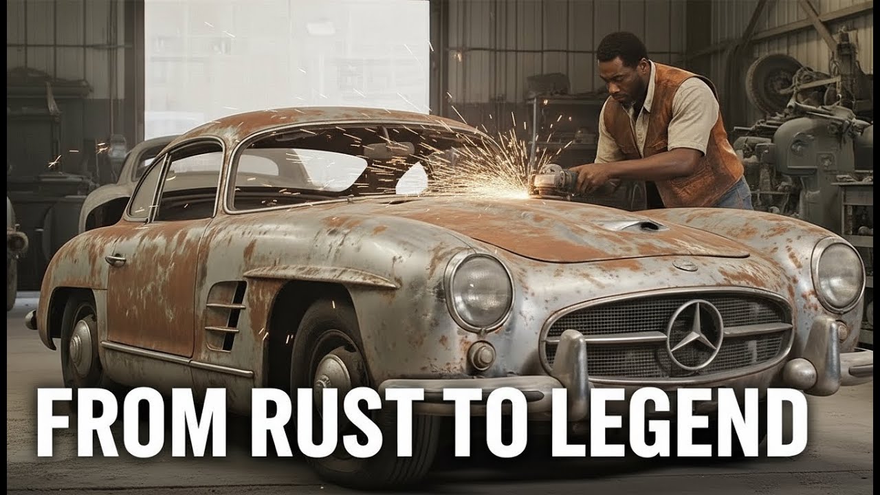 The Legendary 1955 Mercedes-Benz 300SL Gullwing Restoration – Iconic Classic Car Reborn!