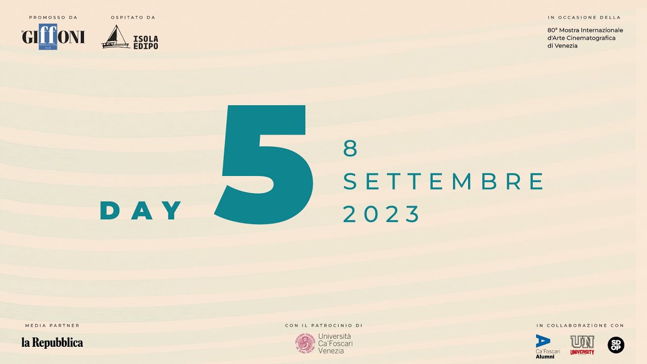 Day 5 - Venezia 2023 - Astrazeneca, MSD Italia e Telomero Produzioni