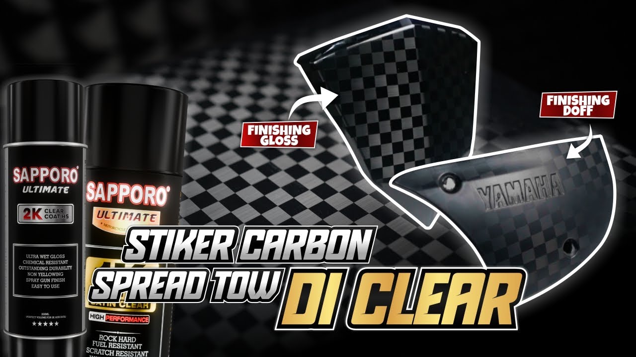 STIKER CARBON SPREAD TOW DILAPIS CLEAR 2K81 CLEAR COAT HS