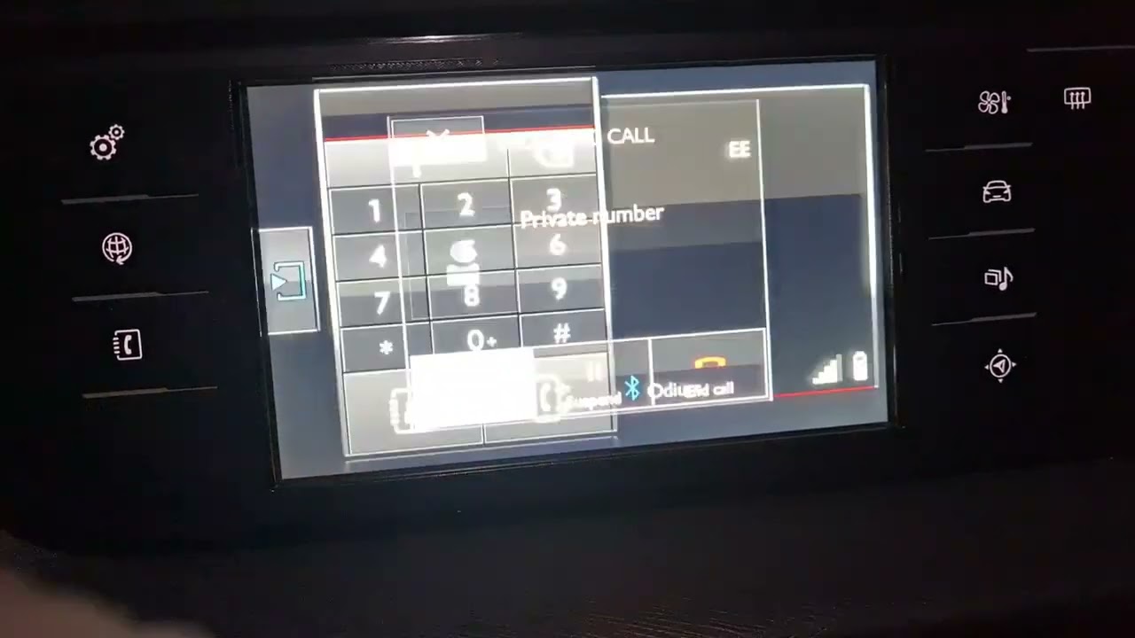 Citroën C4 CAR Incoming Call
