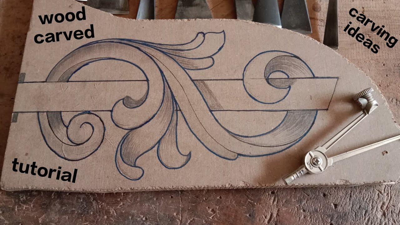 How to easy and simple wood Carved for beginners // Unleash Your Creativity