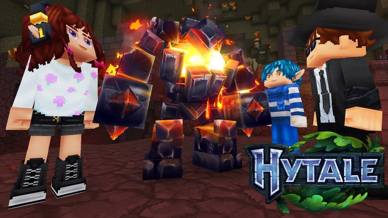 ESPLORO LE MINIERE FINO ALLA MASSIMA PROFONDITA' SU HYTALE CON I MIEI AMICI!!