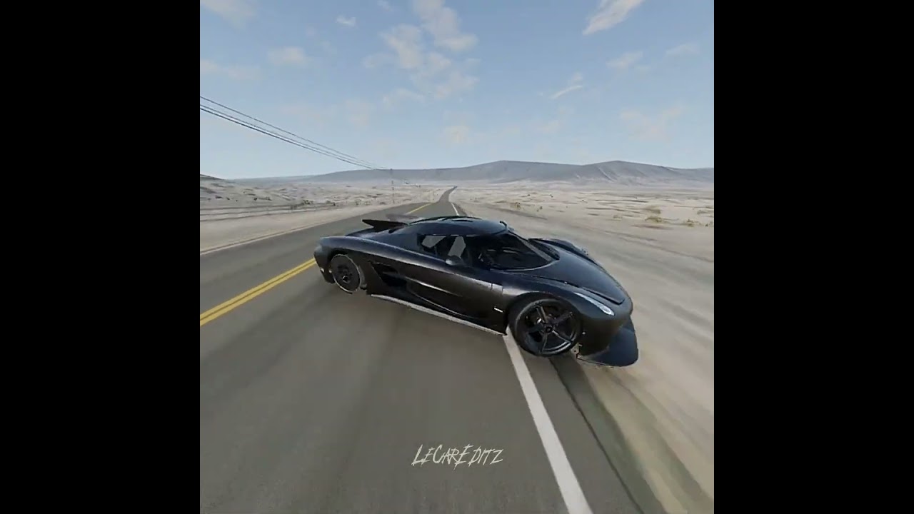 Koenigsegg Jesko ✈️ #shorts #edit #beamng #fxyoeditz
