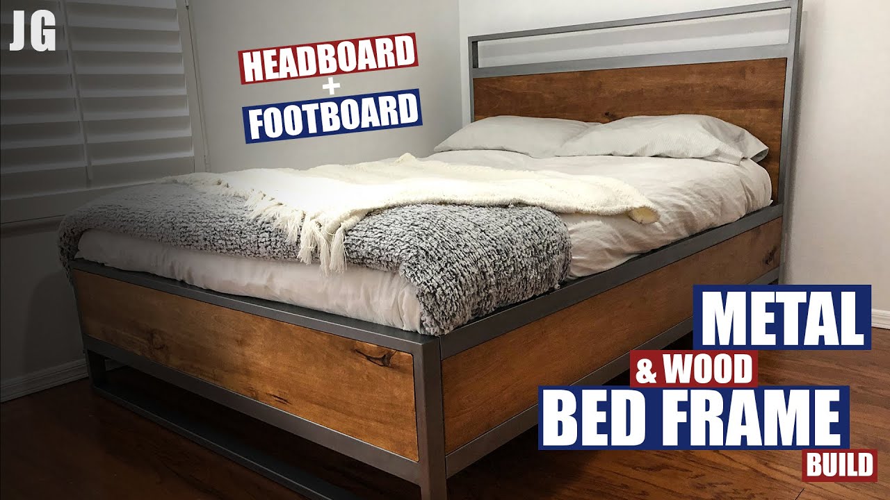 Metal & Wood Bed Frame Build | JIMBO'S GARAGE