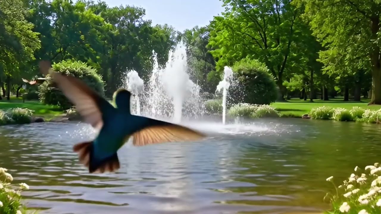 Meditation. Draw inner peace and harmony - like water from a pure spring.