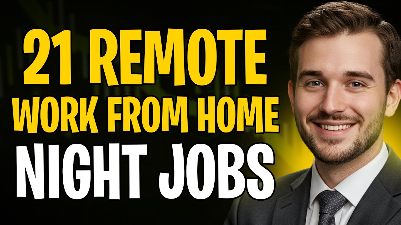 Best Work From Home Night Jobs (2025) &ndash; 21 Beginner-Friendly Jobs!