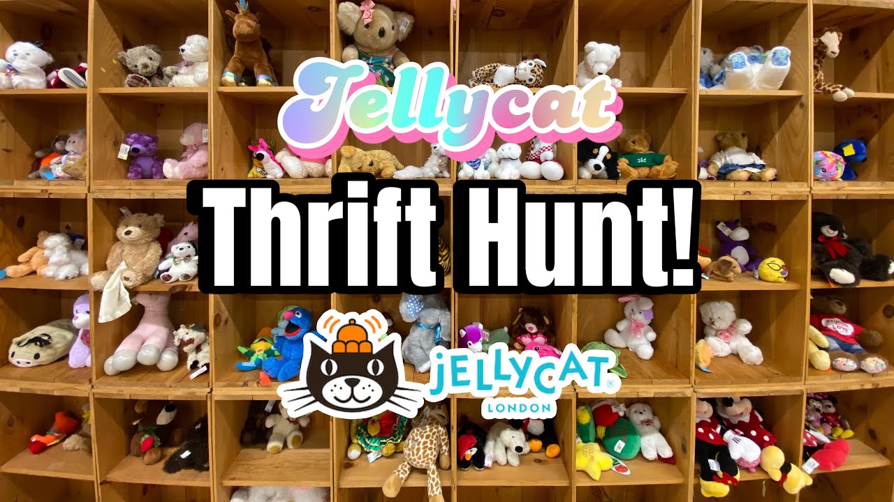 Thrift Score! Retired JELLYCAT for $1.00! • Thrifting Plushie Hunt Stuffed Animals For Cheap Budget