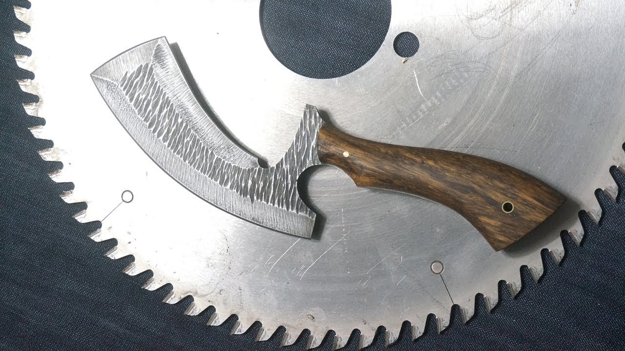 못쓰는 톱날로 칼만들기 / Making a Knife from Saw Blade