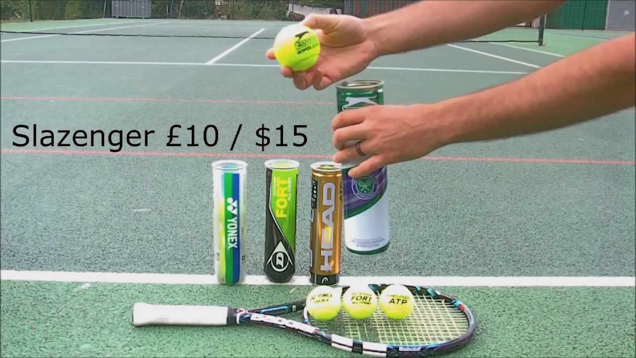 Tennis Ball review for Slazenger, Dunlop, Head, Babolat and Yonex