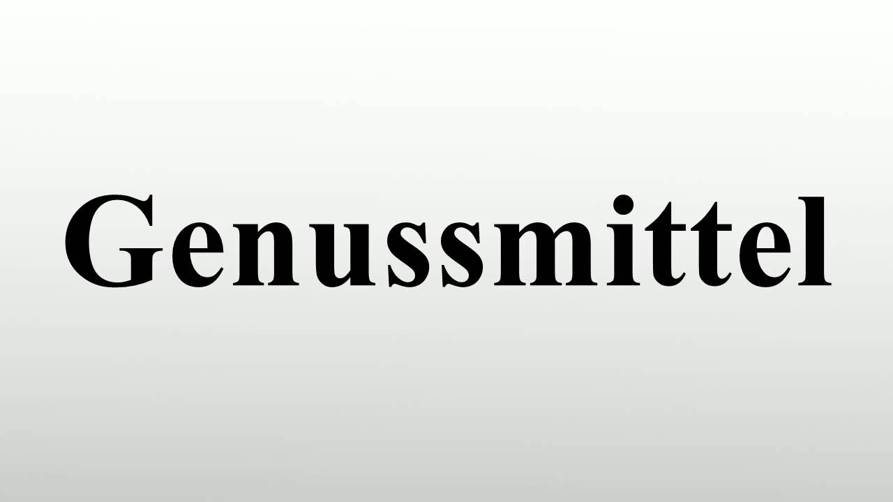 Genussmittel