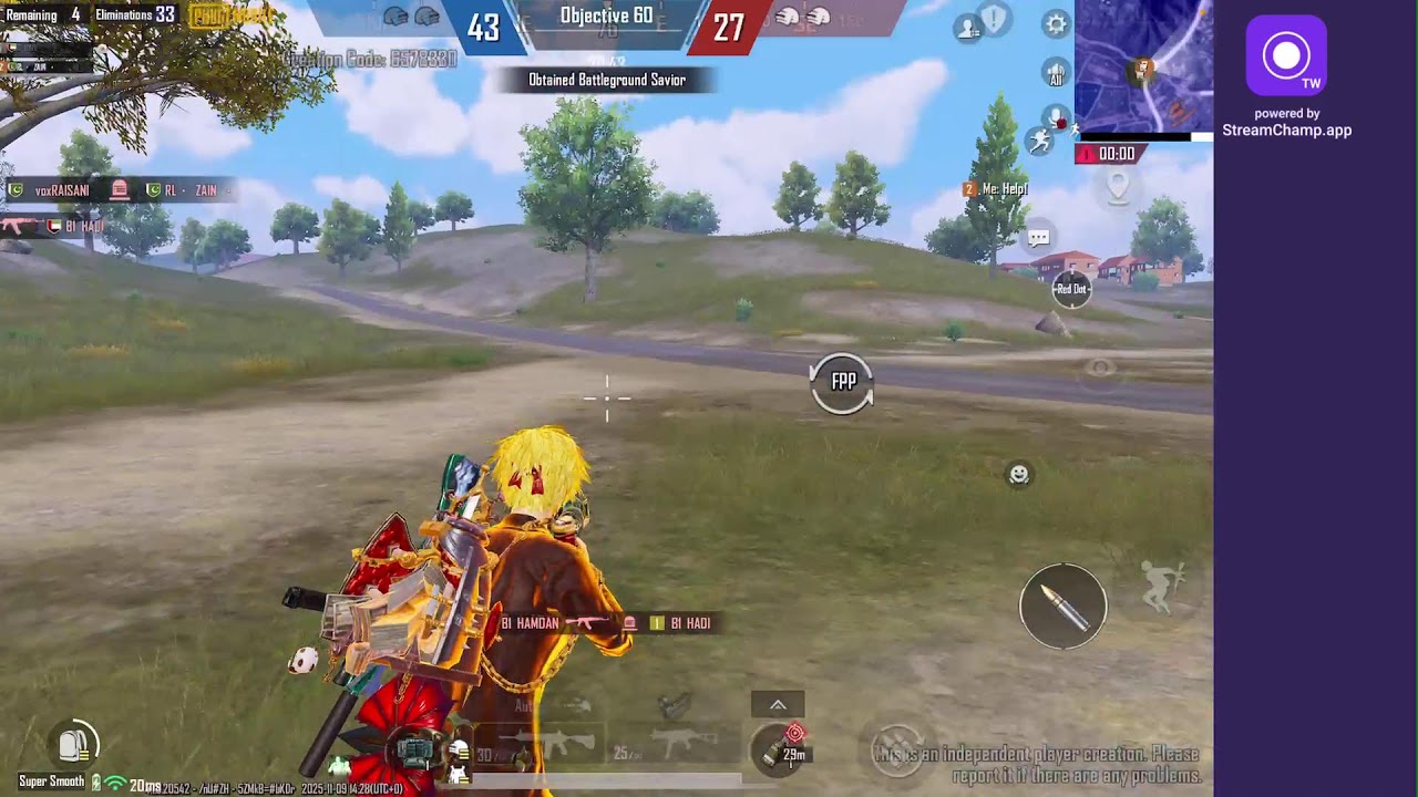 PUBG MOBILE LIVE 1 V 1 TDM ROOMS