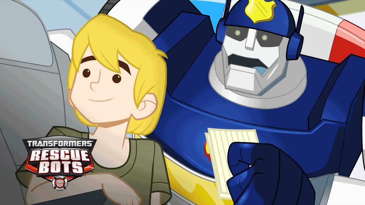 Transformers: Rescue Bots Season 3 - 'Chase's Police Trivia' Official Clip | Transformers Junior
