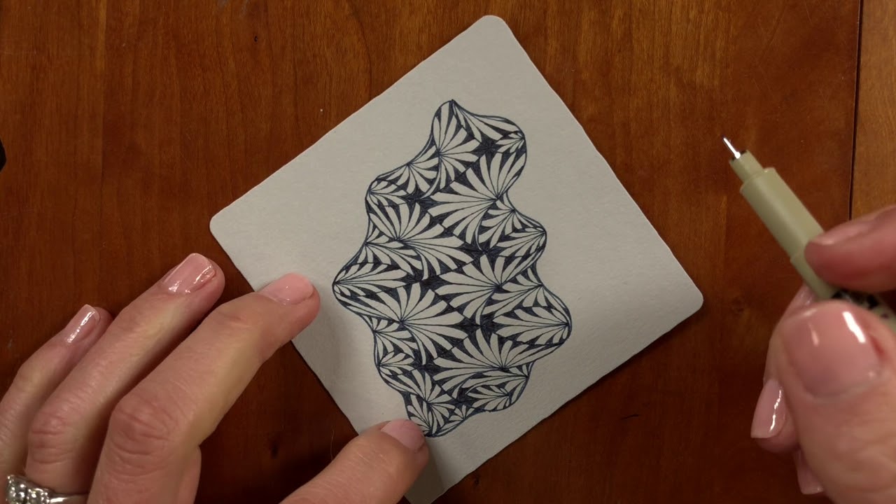 Пакет проектов Zentangle № 07: 12 дней Zentangle — День 05