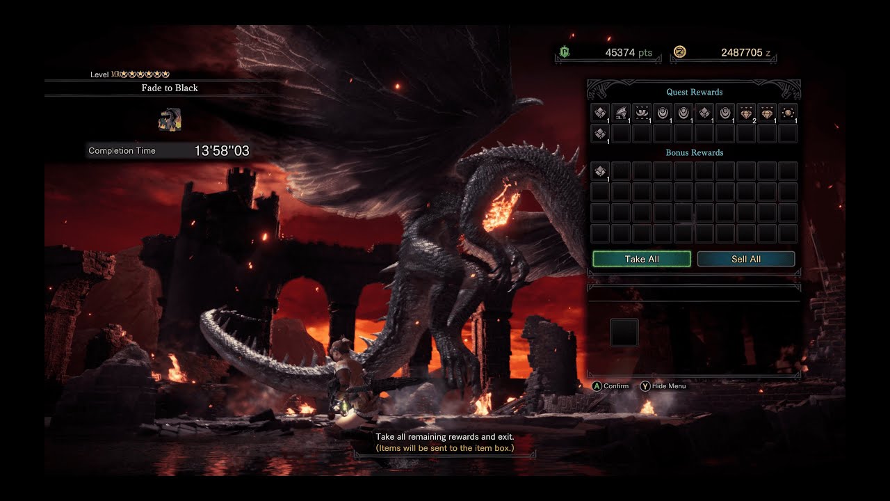 [MHW:I] Fatalis - No Weapon (Palico Only) 13'58