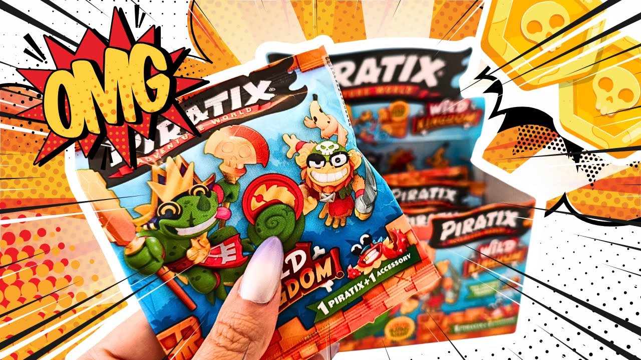 💥🏴‍☠️ ASMR PIRATIX Mystery Packs Unboxing! So Satisfying😱 Abriendo Sobres Sorpresas 🎧No Talking ASMR