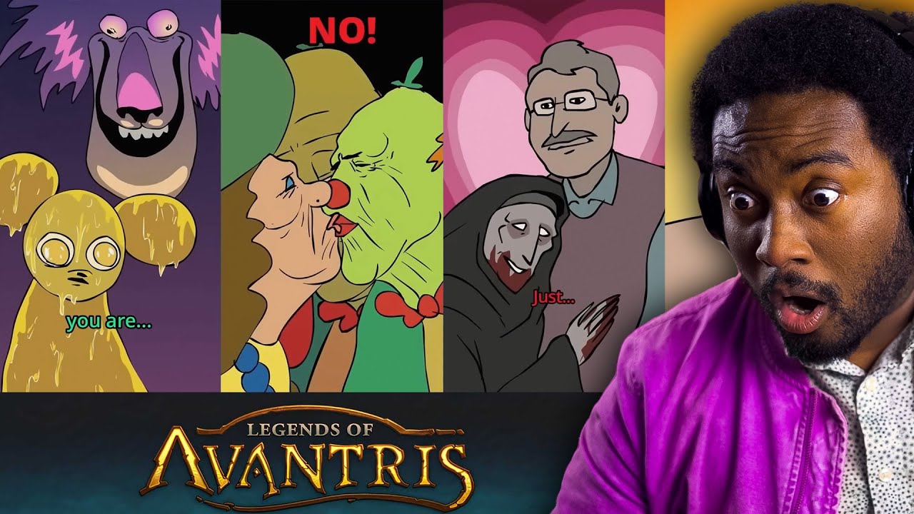 I Watched MORE LEGENDS OF AVANTRIS and it's SO FUNNY | Reacting to Animated DnD Shorts