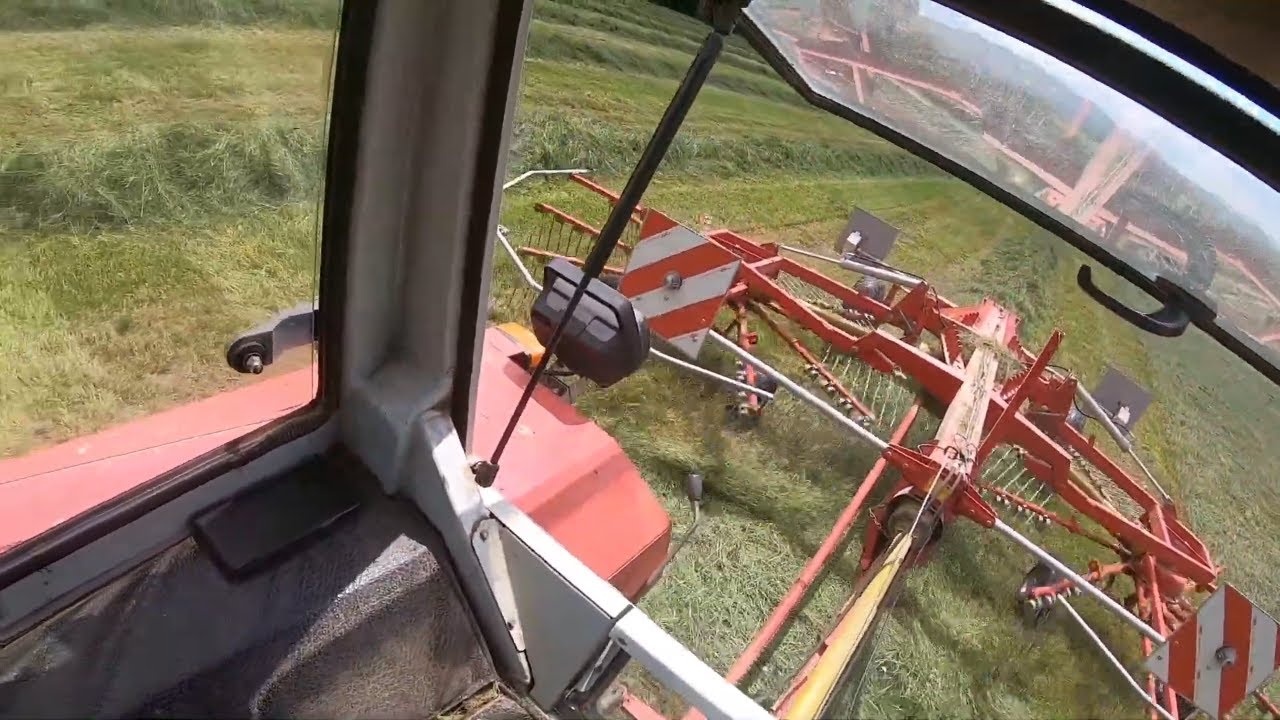 2. Schnitt 2020 // Schwaden mit Steyr 964 Turbo und JF-Stoll Drive 655 ASL // GoPro H7 Cab View [HD]