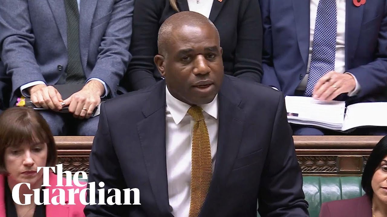 PMQs: David Lammy takes questions in parliament – watch live