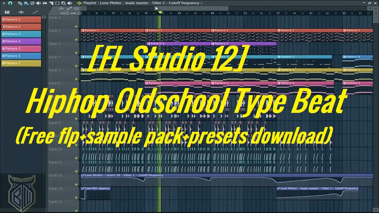 [FL Studio 12] Hiphop Oldschool Type Beat (Free flp + sample pack + presets download)
