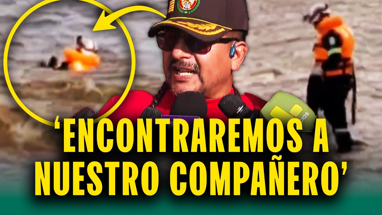 'Hallamos un casco y un chaleco': Intensifican búsqueda de bombero arrastrado por río Rímac