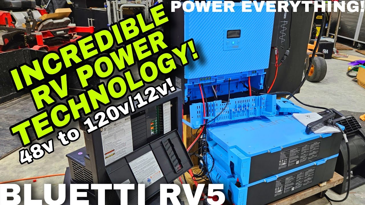УДИВИТЕЛЬНАЯ НОВАЯ ТЕХНОЛОГИЯ ДЛЯ ДОМА НА АВТОДОМЕ от Bluetti! RV5 48 В на 120 В и 12 В