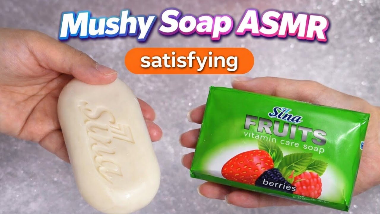 Mushy Soap ASMR 😌 | Super Satisfying Soft Soap Sounds