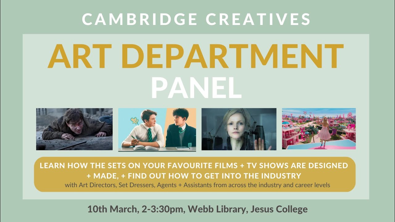 TV & Film Art Department Panel | Cambridge Creatives