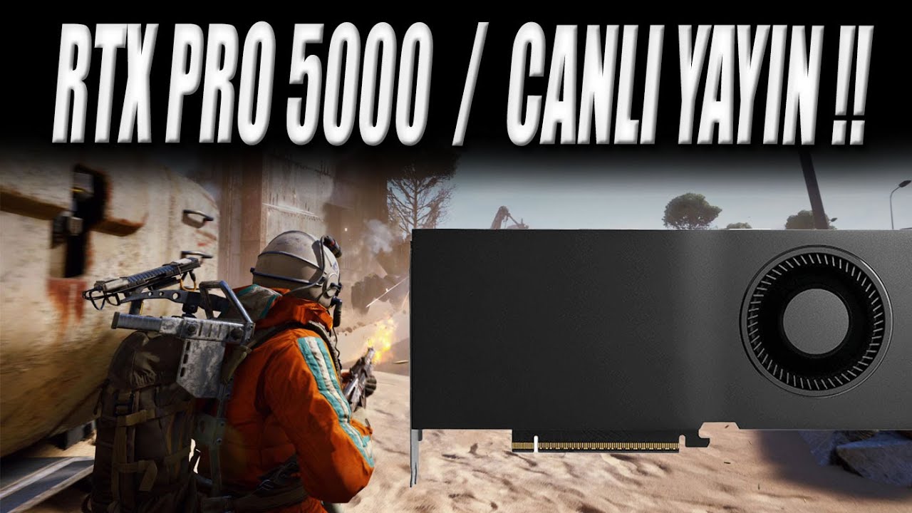 RTX PRO 5000 ile Arc Raiders Canlı Yayını (4K)
