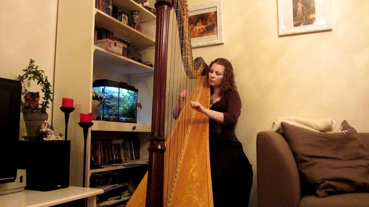 Coventry Carol on the harp