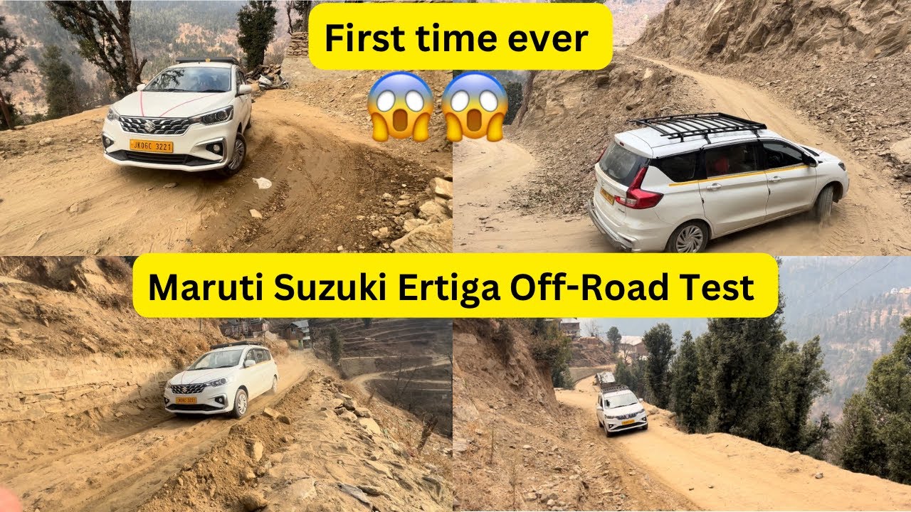 Ertiga se Off-Roading karva li 😱 !! 4x4 wale maze hain isme || First time ever ||