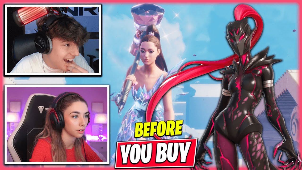 Streamers Play With Spacefarer Ariana Grande Skin In Fortnite | Spacefarer Ariana Grande Gameplay
