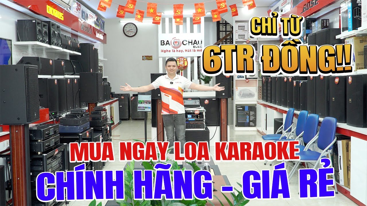 Thế giới loa karaoke ch&iacute;nh h&atilde;ng tại Bảo Ch&acirc;u Elec, gi&aacute; rẻ bất ngờ chỉ từ 6tr chơi tết 2026