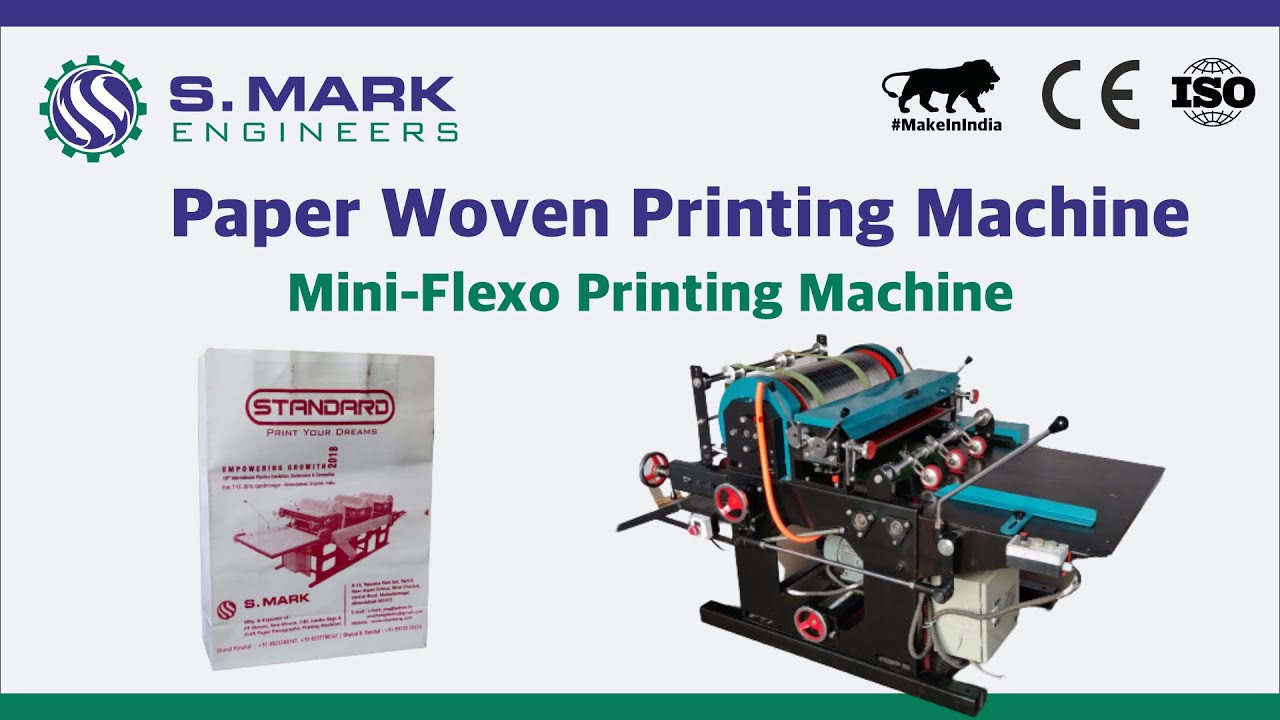 Paper Bags Printing Machine | By S Mark Engineers
