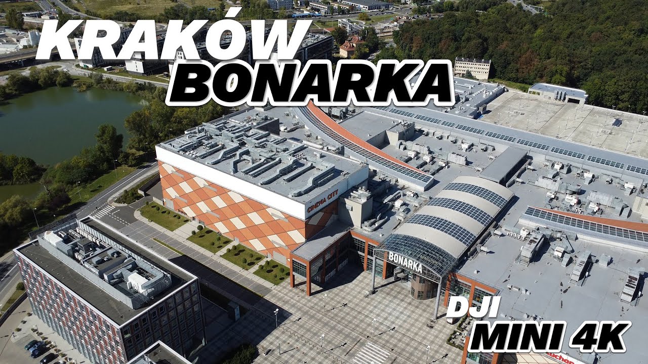 Bonarka - Kraków z drona DJI mini 4K