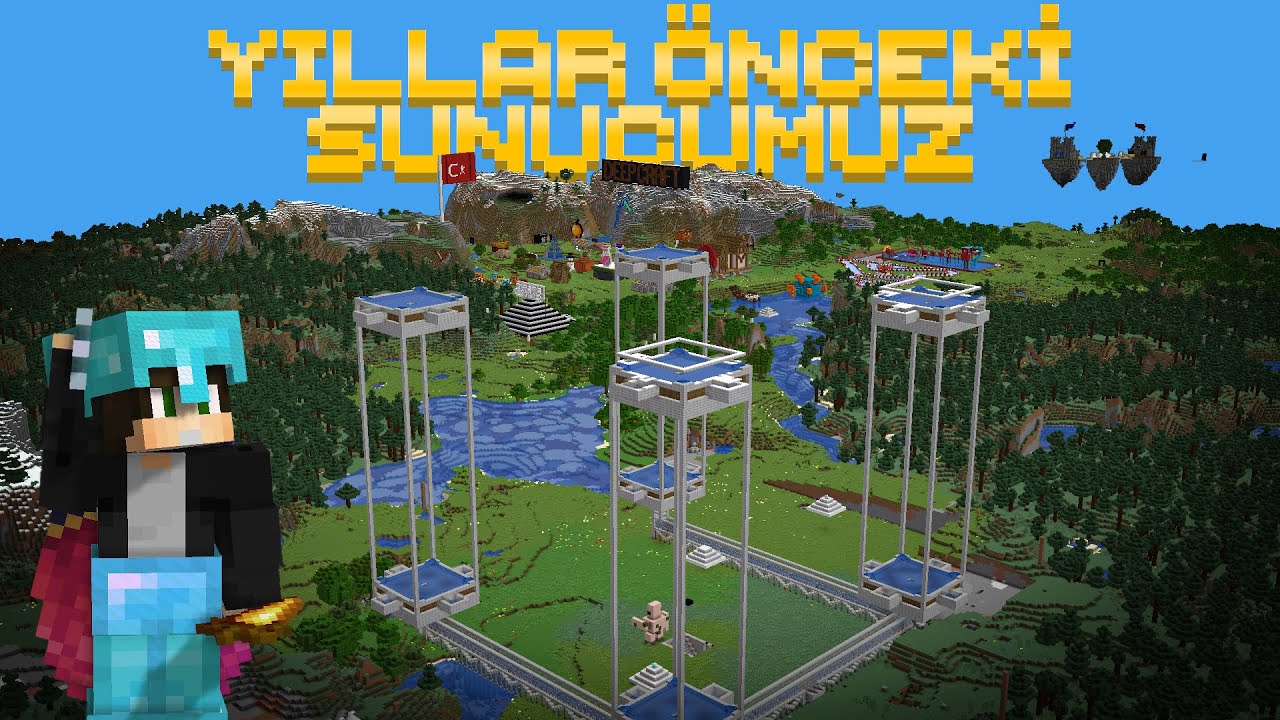 Yıllar Önceki Sunucumuzu Geziyorum! Minecraft'ta En Tatlı Zamanlarım..