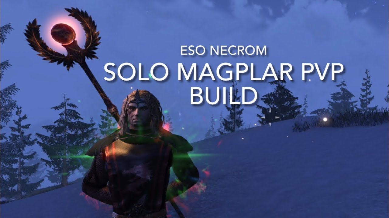 ESO Necrom: OP Solo Magplar PVP build with gameplay!